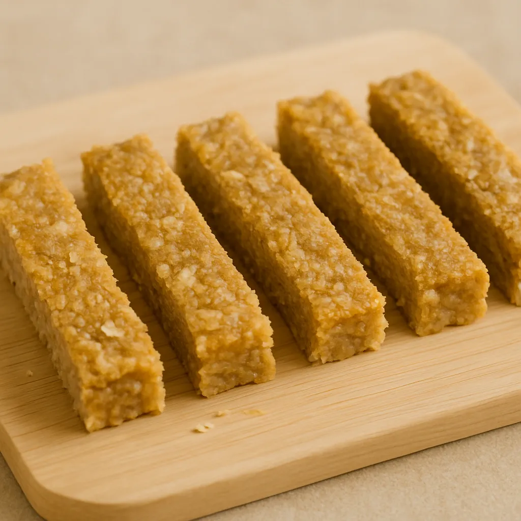 Baby-led weaning oats recipes for kids baked fingers.